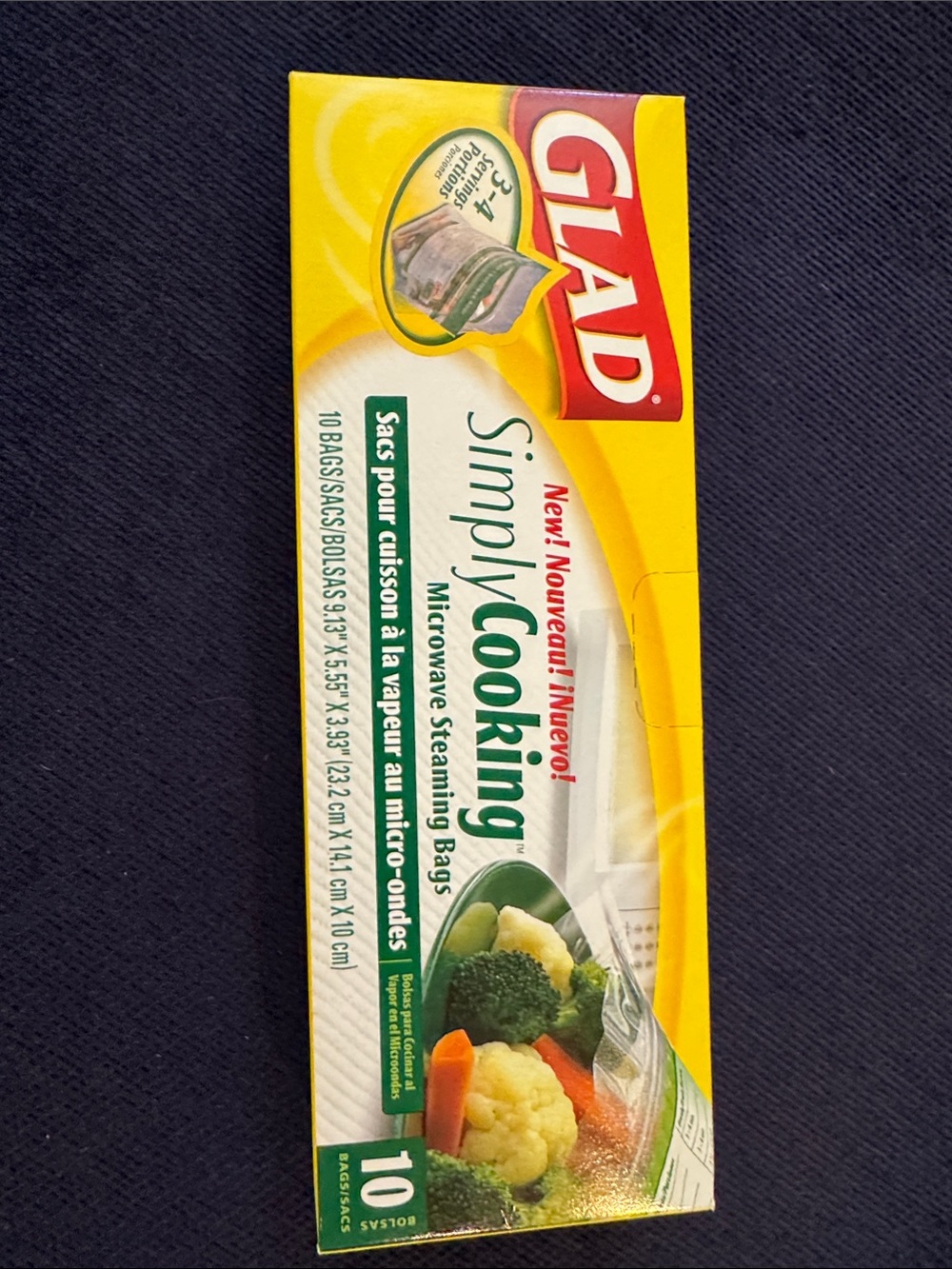 New Glad Simply Cooking Microwave 10 Steaming Bags College BTS Meal Prep